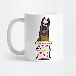 Guard dog Jumping out of a cake Mug